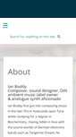 Mobile Screenshot of ianboddy.com